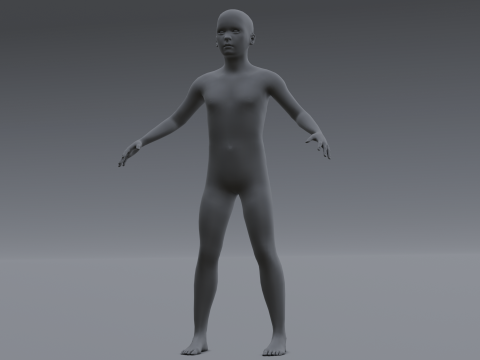 Human Family Base Pack Model 3D