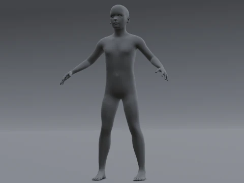 Human Family Base Pack 3D Model