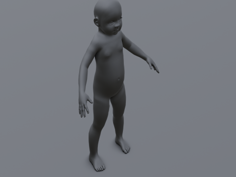 Human Family Base Pack Model 3D