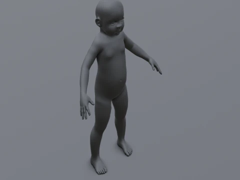 Human Family Base Pack 3D Model