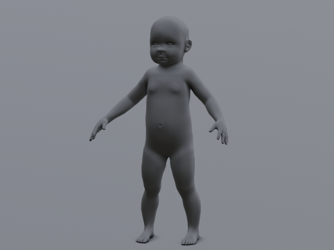 Human Family Base Pack Model 3D