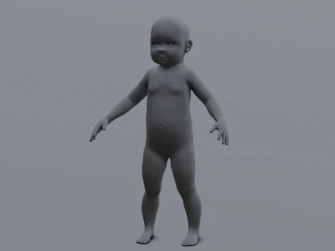 Human Family Base Pack 3D Model
