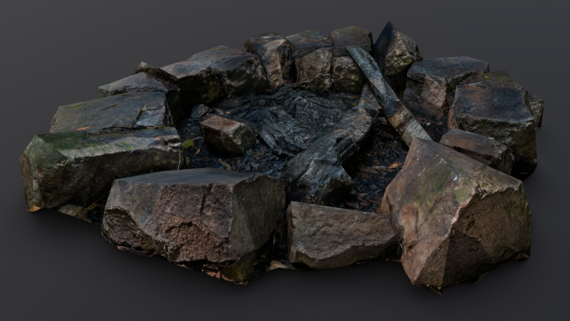 Fire Pit Modello 3D .c4d .max .obj .3ds .fbx .stl .blend 