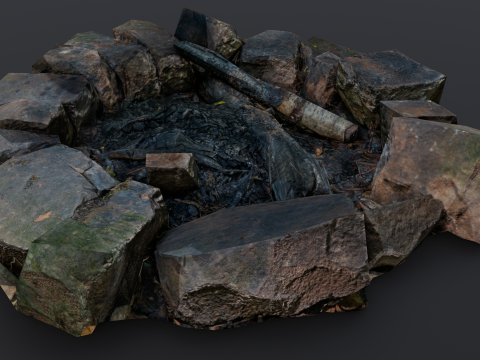 Fire Pit Modello 3D