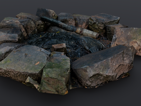Fire Pit Modello 3D