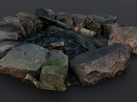 Fire Pit 3D Model