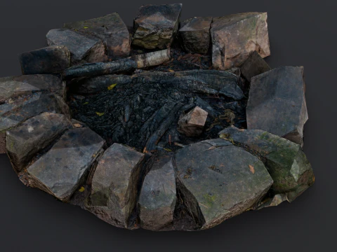Fire Pit 3D Model