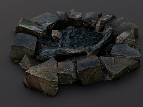 Fire Pit Modello 3D