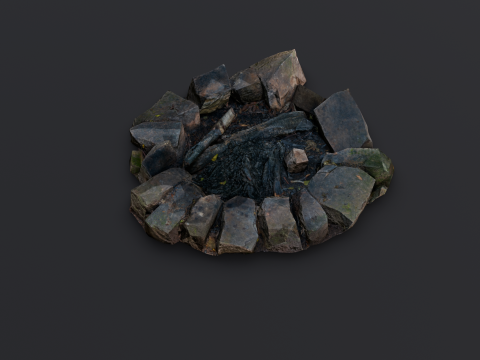 Fire Pit Modello 3D