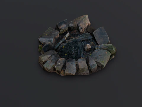 Fire Pit 3D Model
