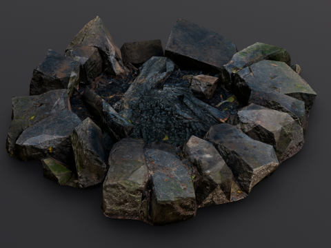 Fire Pit Modello 3D