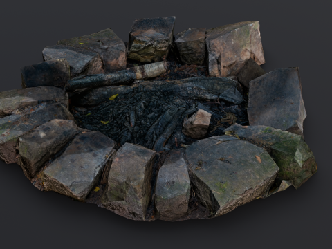 Fire Pit Modello 3D