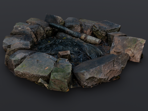 Fire Pit Modello 3D