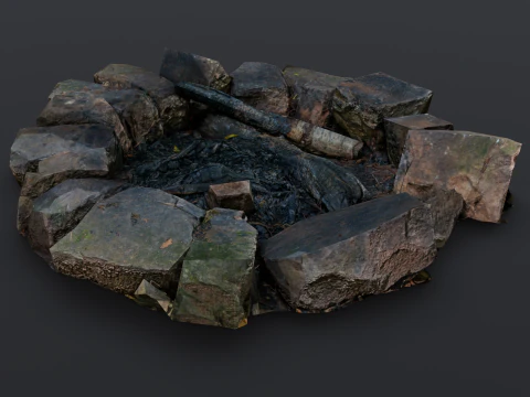 Fire Pit 3D Model