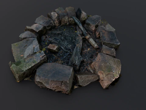 Fire Pit 3D Model