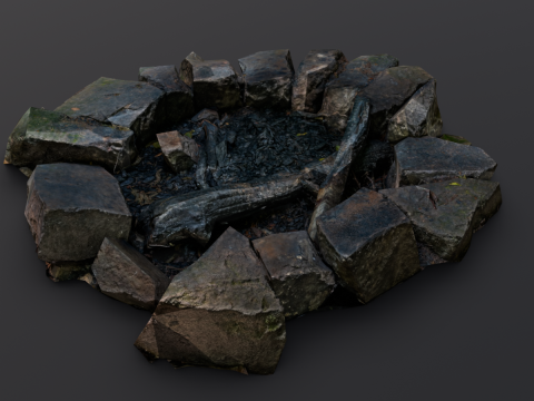 Fire Pit Modello 3D