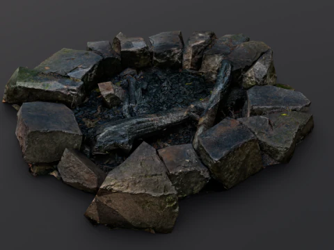 Fire Pit 3D Model