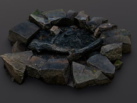 Fire Pit Modello 3D
