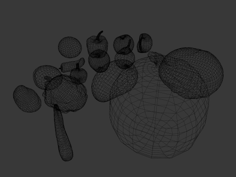 Fruits and Vegetables Pack Model 3D