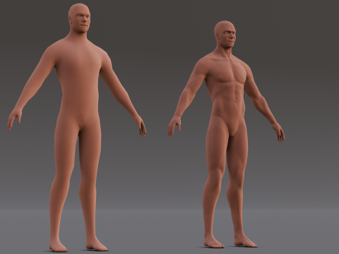 Male Base Pack 3D Модель