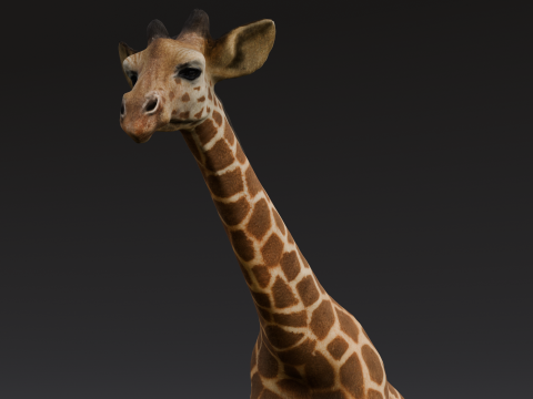 Giraffe 3D-Modell