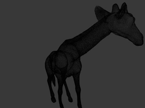 Giraffe 3D-Modell