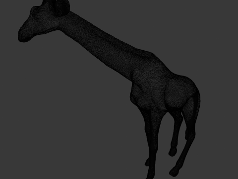Giraffe 3D-Modell