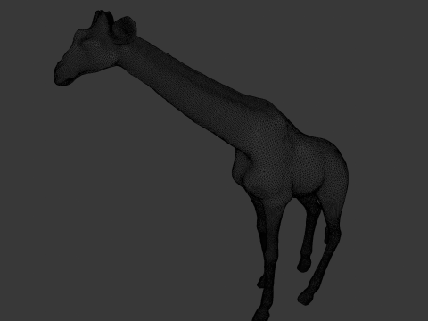 Giraffe 3D-Modell