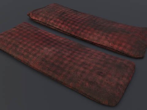 Old Bed 3D Model