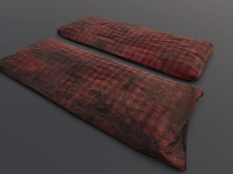 Tempat Tidur Tua Model 3D