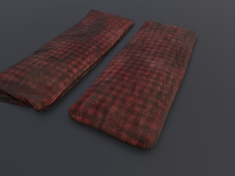 Old Bed 3D Model