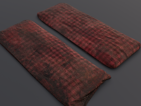 Old Bed 3D Model