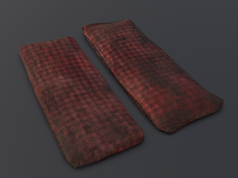Old Bed 3D Model