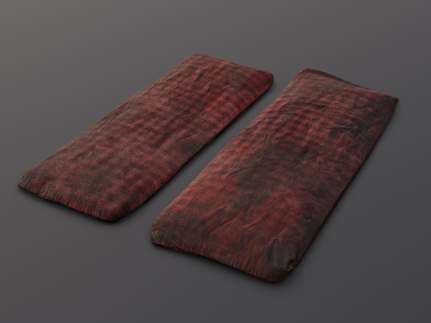 Old Bed 3D Model