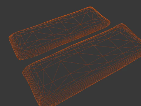 Tempat Tidur Tua Model 3D