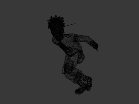 火影忍者动画索具 3D 模型