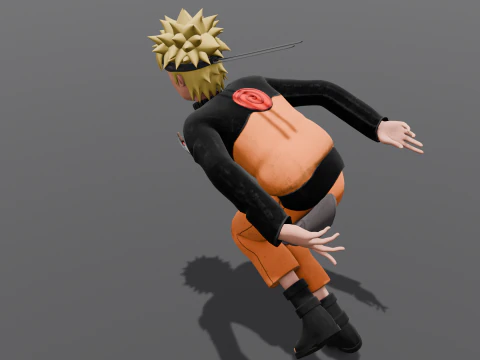 火影忍者动画索具 3D 模型