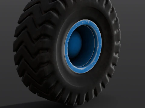 타이어 3D 모델