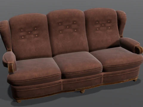 Sof&aacute; Modelo 3D