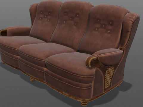 Sof&aacute; Modelo 3D