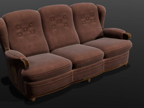 Sof&aacute; Modelo 3D