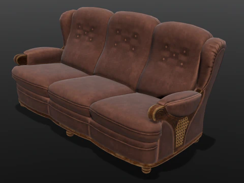 Sof&aacute; Modelo 3D