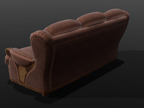 Sof&aacute; Modelo 3D