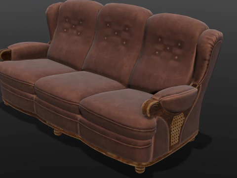 Sof&aacute; Modelo 3D