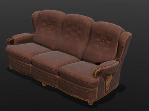 Sof&aacute; Modelo 3D