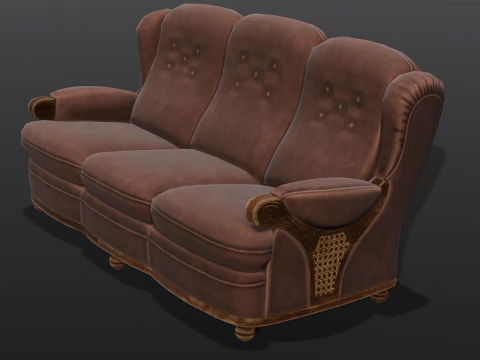 Sof&aacute; Modelo 3D