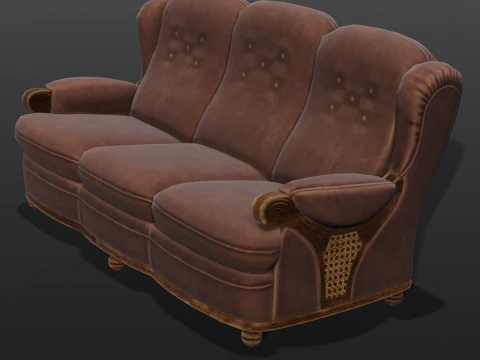 Sof&aacute; Modelo 3D