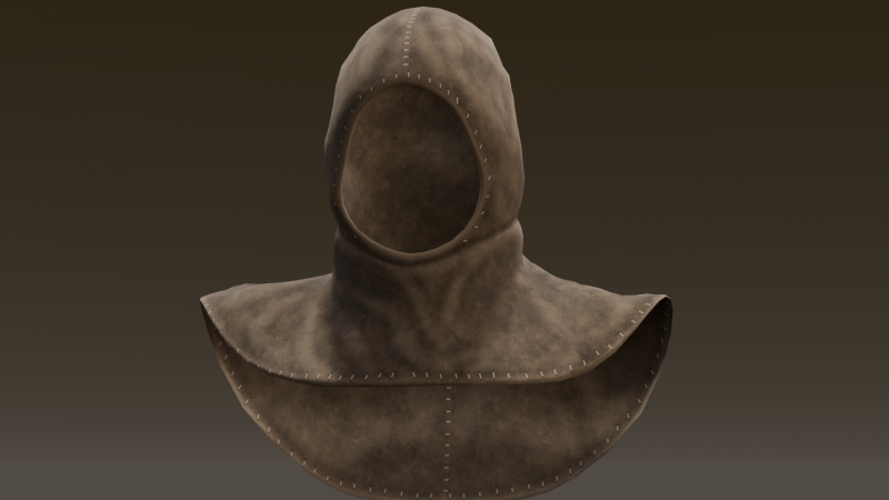 Knight Headdress 3D Model .c4d .max .obj .3ds .fbx .stl .blend 