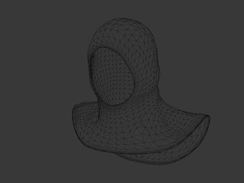 Knight Headdress 3D Model