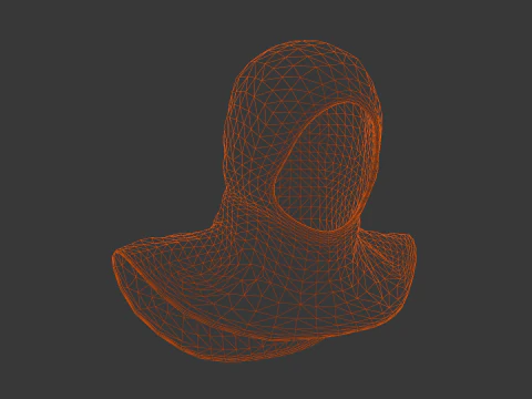 Knight Headdress 3D Model
